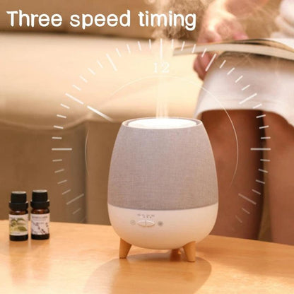 Minimal Style Aroma Essential Oil Humidifier │ Modern Boho Ultrasonic Aromatherapy Diffuser with Remote Control - Besontique Home