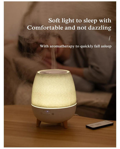 Minimal Style Aroma Essential Oil Humidifier │ Modern Boho Ultrasonic Aromatherapy Diffuser with Remote Control - Besontique Home