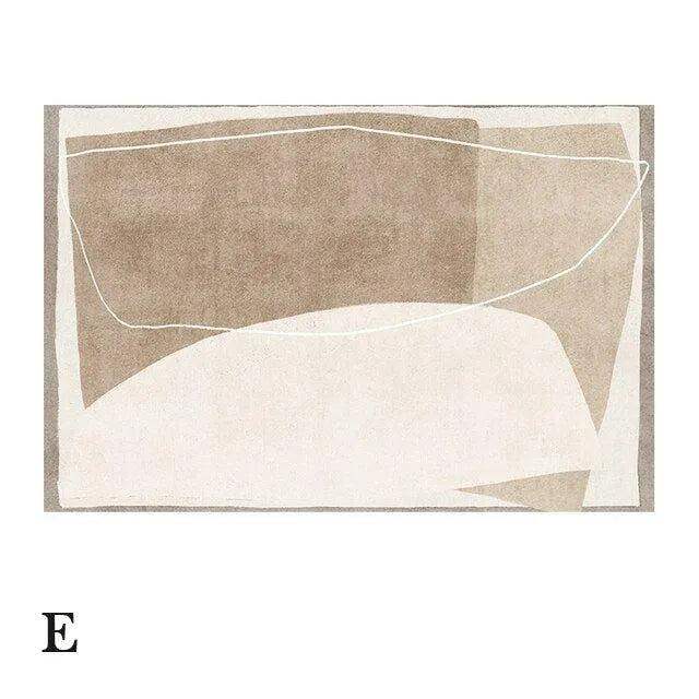 Minimalist High-end Fluffy Soft Rugs │ Modern Oriental Large Area Decorative Carpet - Besontique Home