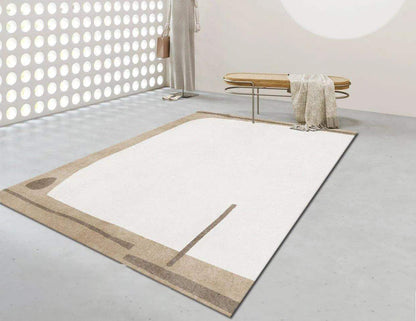 Minimalist High-end Fluffy Soft Rugs │ Modern Oriental Large Area Decorative Carpet - Besontique Home