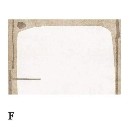 Minimalist High-end Fluffy Soft Rugs │ Modern Oriental Large Area Decorative Carpet - Besontique Home