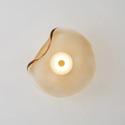 Minimalist Nordic Irregular Glass Wall Lamp | Postmodern Creative Circular Light - Besontique Home