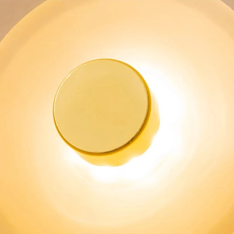 Minimalist Nordic Irregular Glass Wall Lamp | Postmodern Creative Circular Light - Besontique Home