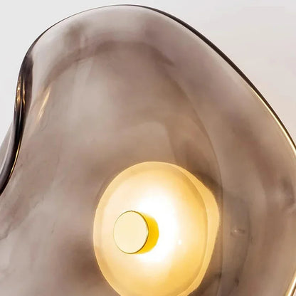 Minimalist Nordic Irregular Glass Wall Lamp | Postmodern Creative Circular Light - Besontique Home