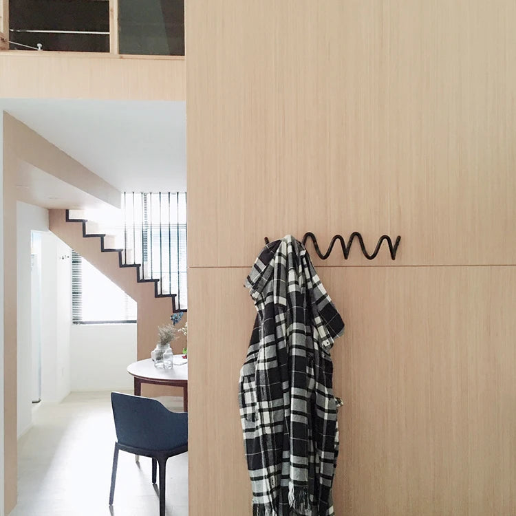 Minimalist Wave Wall Hanging Hook Hanger - Besontique Home