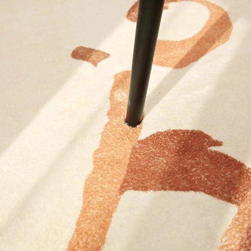 Modern Abstract Pattern Design Plush Large Carpet │ Minimalist Decorative Living Room Bedroom Mat Rug - Besontique Home