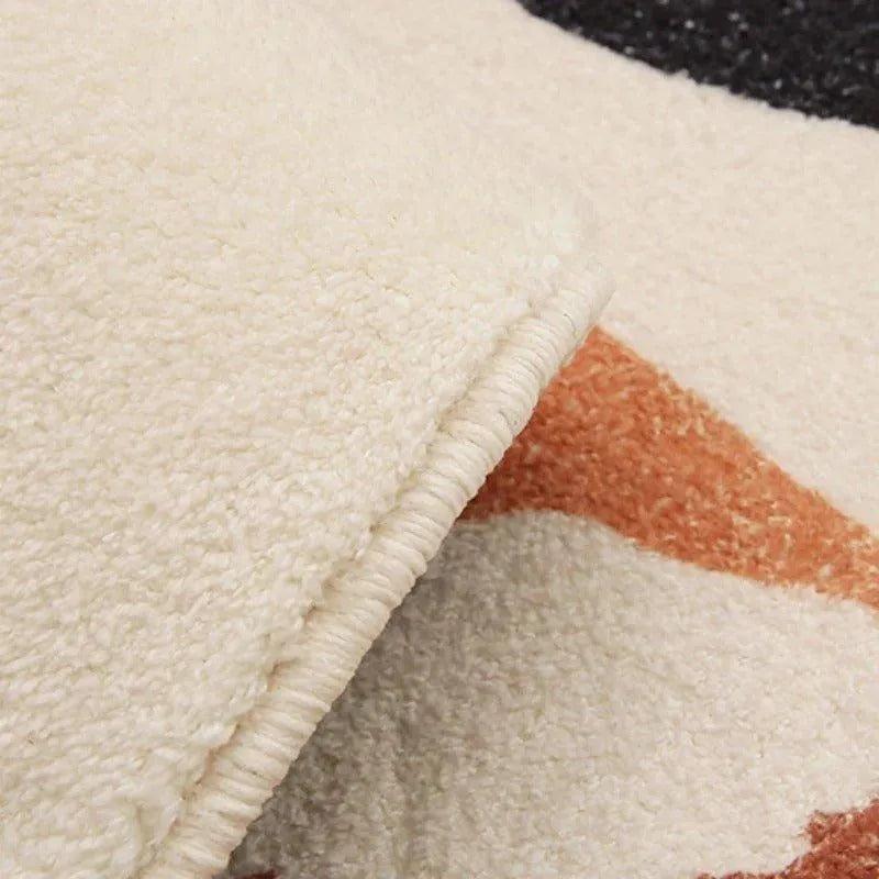 Modern Abstract Pattern Design Plush Large Carpet │ Minimalist Decorative Living Room Bedroom Mat Rug - Besontique Home