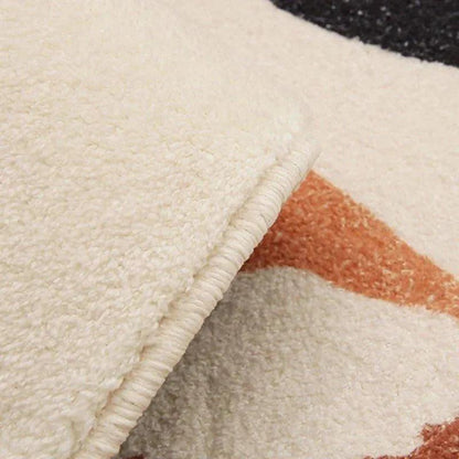 Modern Abstract Pattern Design Plush Large Carpet │ Minimalist Decorative Living Room Bedroom Mat Rug - Besontique Home