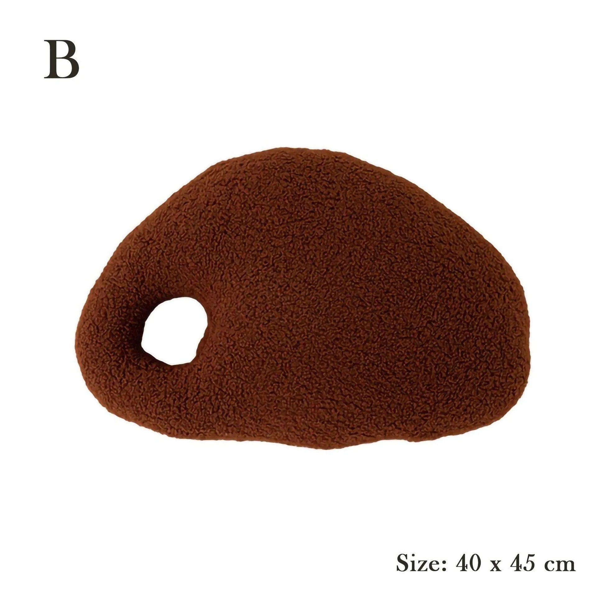 Modern Abstract Throw Pillows │ Neutral Solid Color Wool Decorative Cushion - Besontique Home