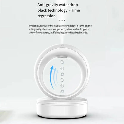 Modern Anti Gravity Water Drop Humidifier │ Essential Oil Aroma Diffuser USB Ultrasonic Mini Air Purifier - Besontique Home