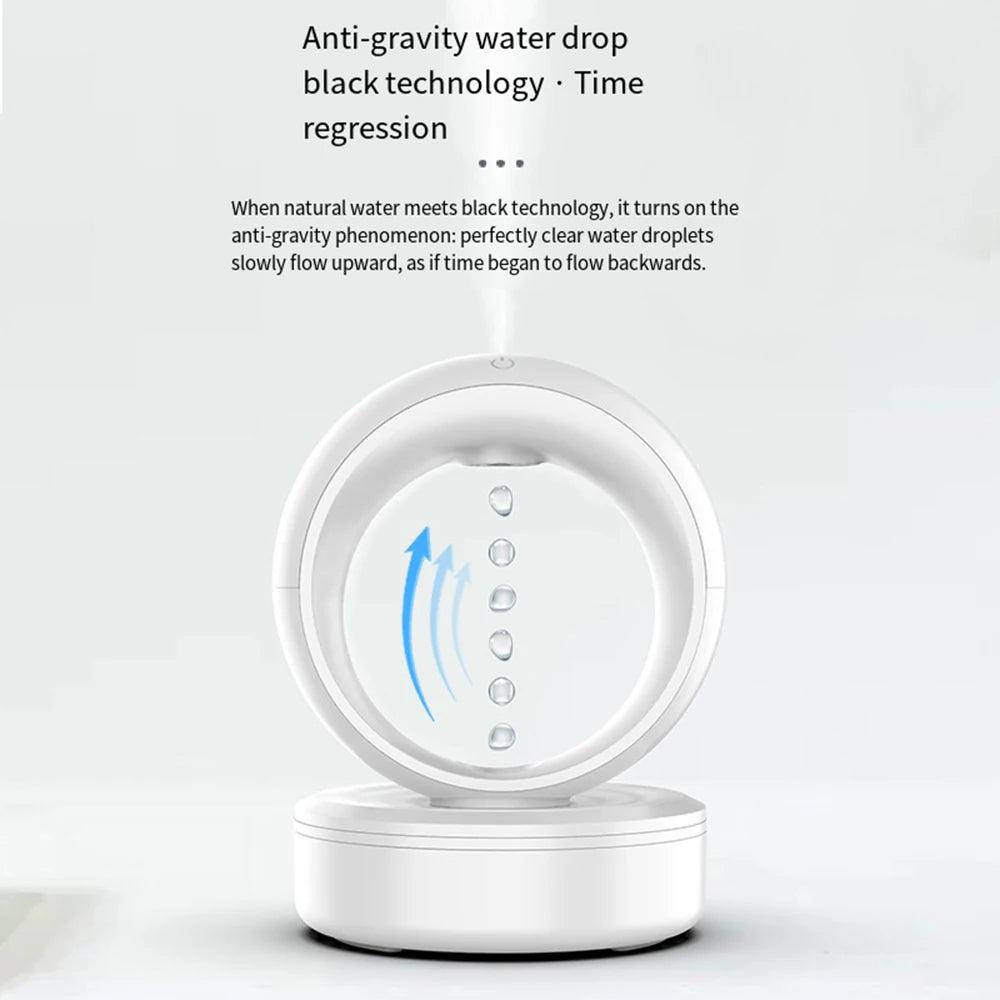 Modern Anti Gravity Water Drop Humidifier │ Essential Oil Aroma Diffuser USB Ultrasonic Mini Air Purifier - Besontique Home