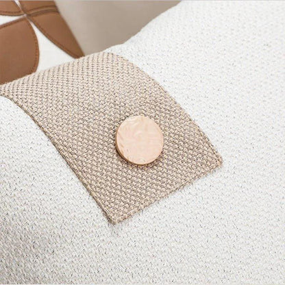 Modern Artificial Leather Cushion Cover │ Geometric Decorative Pillow Cases - Besontique Home