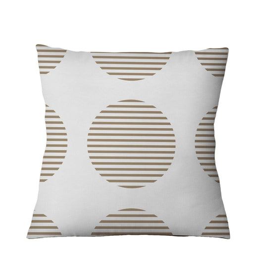 Modern Beige Pillow Cushion & Cover │ Geometric Decorative Pillow │ Sofa Living Room Decoration - Besontique