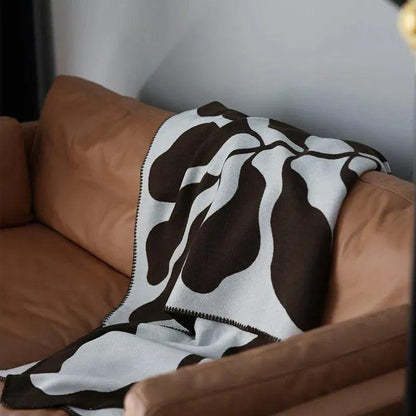 Modern Bohemian Abstract Throw Blanket │ Nordic Stylish Bedspread - Besontique Home