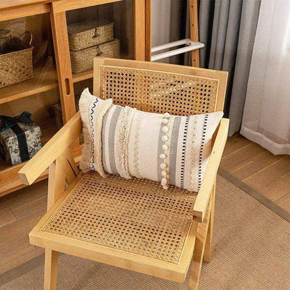Modern Bohemian Lace Cushion Cover │ Moroccan Tufted Decorative Pillowcase │ For Bed Sofa Couch Living Room - Besontique Home