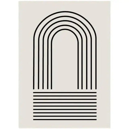 Modern Boho Line Art Carpet │ Geometric Abstract Luxury Soft Rugs │ For Living Room Bedroom Decor - Besontique Home