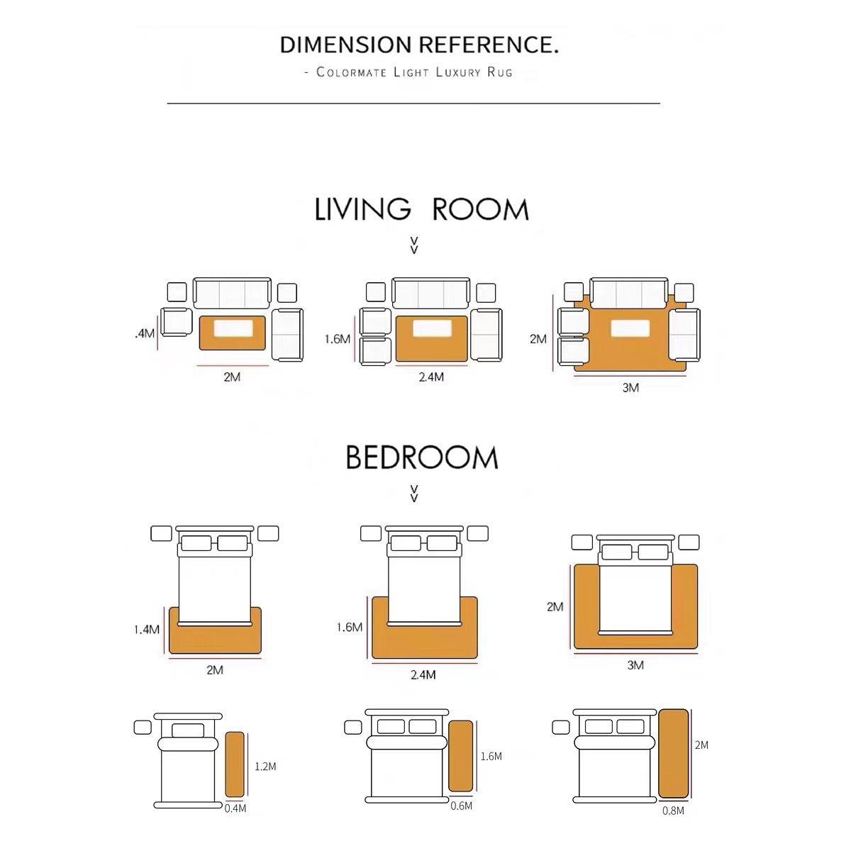 Modern Boho Line Carpet │ Neutral Tone Beige Rugs │ for Bedroom Living Room decoration - Besontique