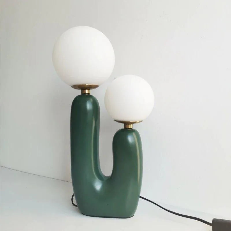 Modern Double Frosted Glass Balls Table Lamp │ Nordic Creative LED Desk Light - Besontique