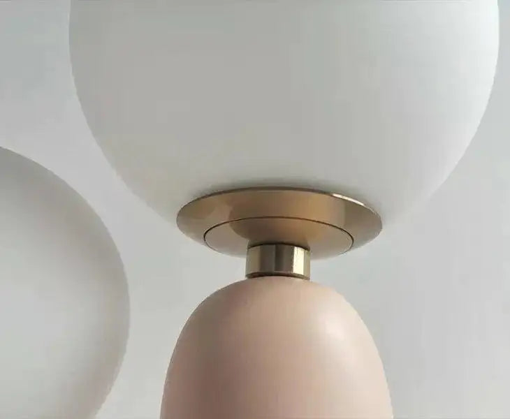 Modern Double Frosted Glass Balls Table Lamp │ Nordic Creative LED Desk Light - Besontique Home