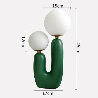 Modern Double Frosted Glass Balls Table Lamp │ Nordic Creative LED Desk Light - Besontique Home