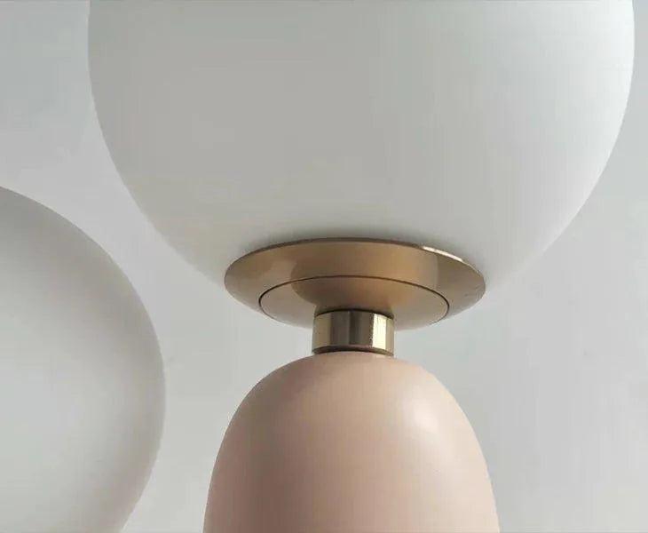 Modern Double Frosted Glass Balls Table Lamp │ Nordic Creative LED Desk Light - Besontique Home
