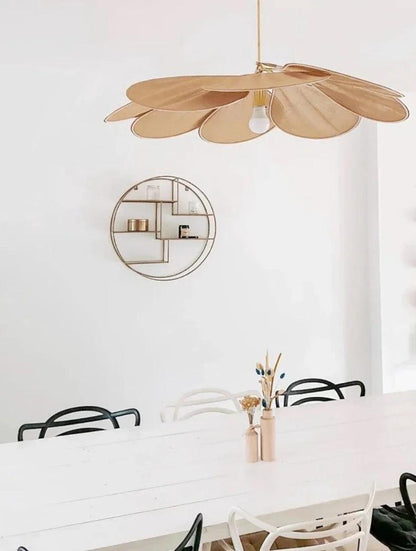 Modern Fabric Flower Art Petal Pendant Ceiling Light - Besontique Home