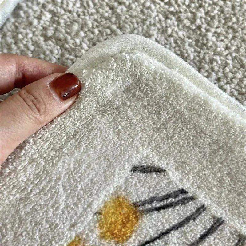 Modern Floral Bedside Decorative Rug │ Anti-slip Absorbent Bathroom Mat - Besontique Home