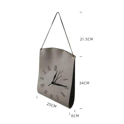 Modern Handbag Shape Wall Decor Clock │ Unique Shoulder Bag Decorative Clock - Besontique Home