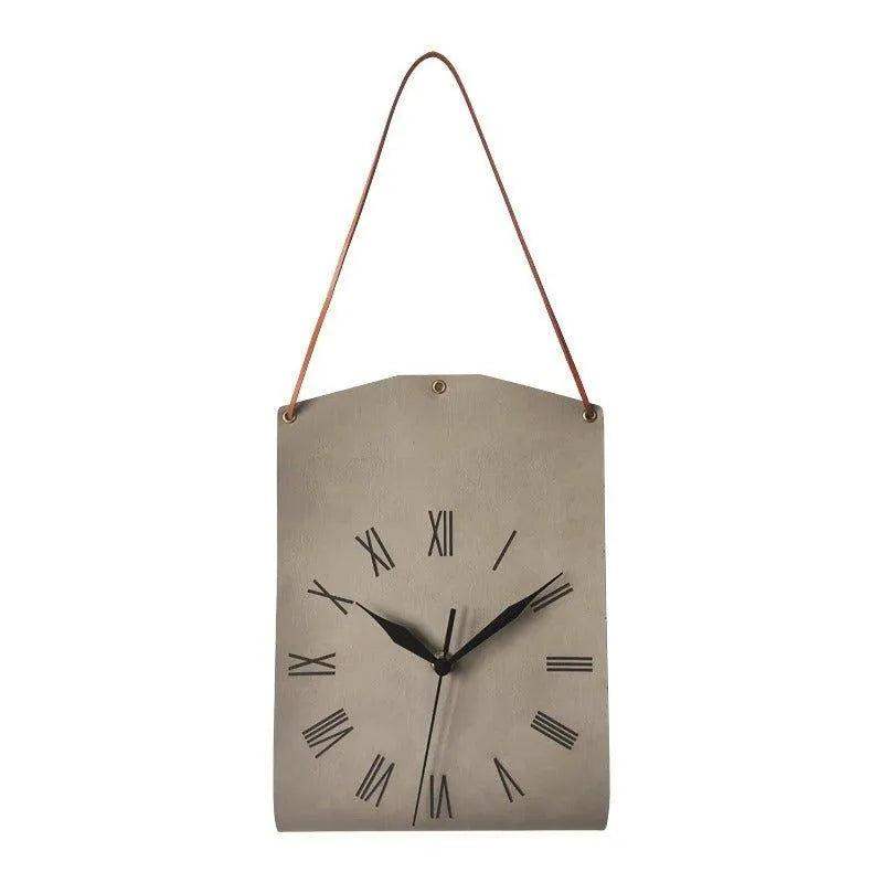 Modern Handbag Shape Wall Decor Clock │ Unique Shoulder Bag Decorative Clock - Besontique Home