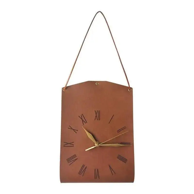 Modern Handbag Shape Wall Decor Clock │ Unique Shoulder Bag Decorative Clock - Besontique Home