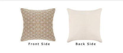 Modern Handmade Woven Cushion Cover │ Geometric Pattern Pillowcase │ For Bed Sofa Couch Living Room - Besontique Home