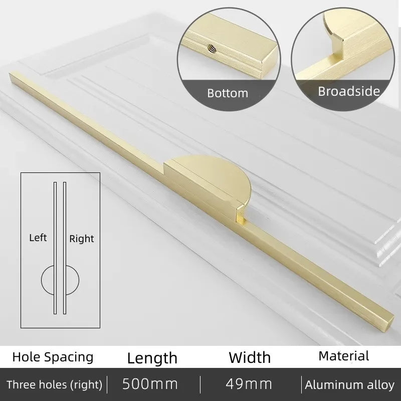 Modern Minimal Round Counter Furniture Door Knob │ Alloy Simple Kitchen Cabinet Drawer Handles - Besontique Home