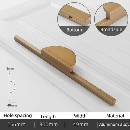 Modern Minimal Round Counter Furniture Door Knob │ Alloy Simple Kitchen Cabinet Drawer Handles - Besontique Home