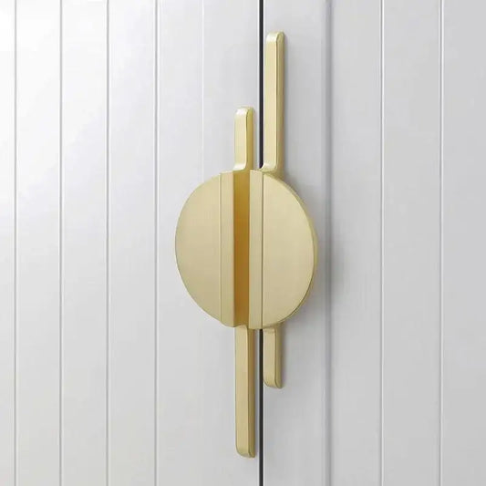 Modern Minimal Round Counter Furniture Door Knob │ Alloy Simple Kitchen Cabinet Drawer Handles - Besontique Home
