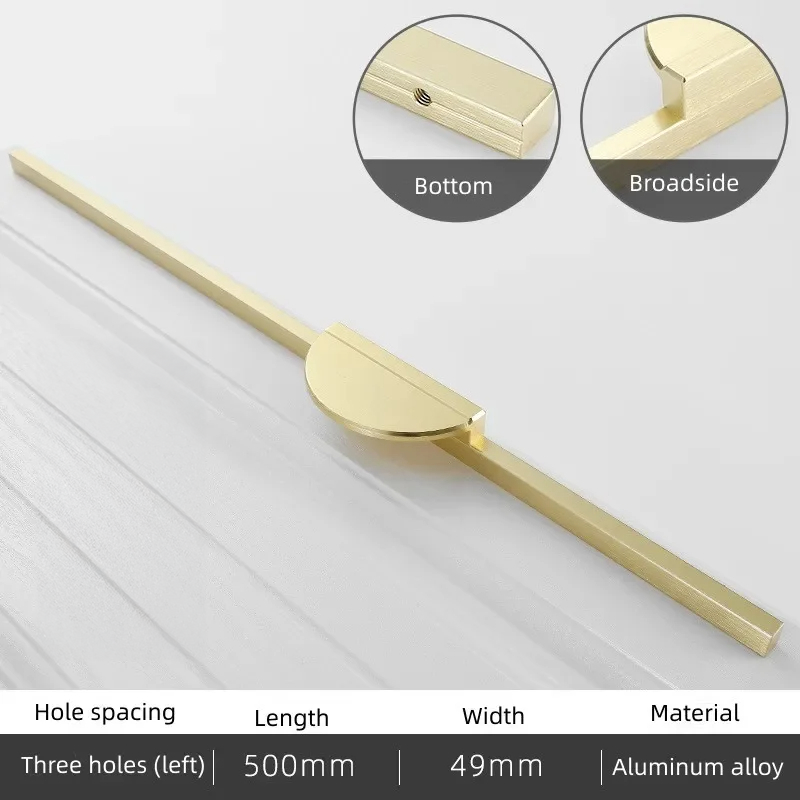 Modern Minimal Round Counter Furniture Door Knob │ Alloy Simple Kitchen Cabinet Drawer Handles - Besontique Home