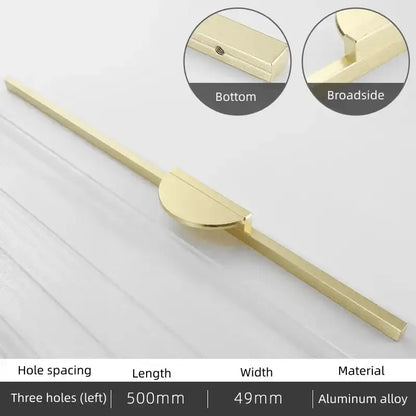 Modern Minimal Round Counter Furniture Door Knob │ Alloy Simple Kitchen Cabinet Drawer Handles - Besontique Home