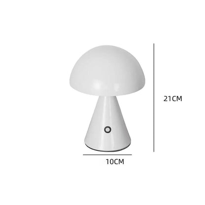 Modern Mushroom USB Wireless Chargable Table Lamp LED Light - Besontique Home