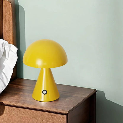 Modern Mushroom USB Wireless Chargable Table Lamp LED Light - Besontique Home