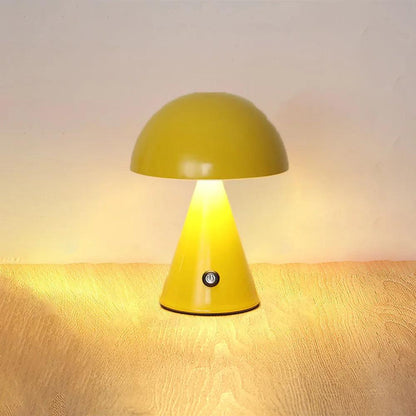 Modern Mushroom USB Wireless Chargable Table Lamp LED Light - Besontique Home