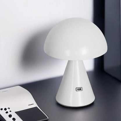 Modern Mushroom USB Wireless Chargable Table Lamp LED Light - Besontique Home