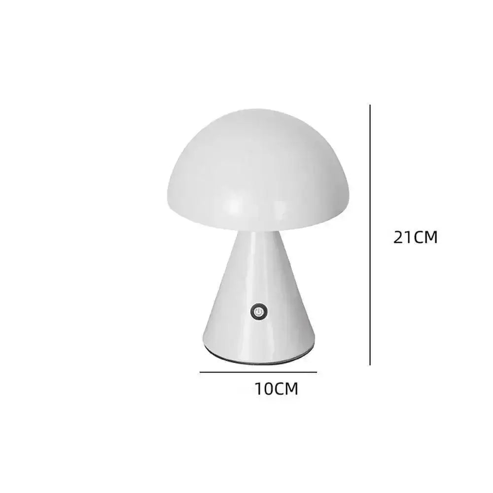 Modern Mushroom USB Wireless Chargable Table Lamp LED Light - Besontique Home