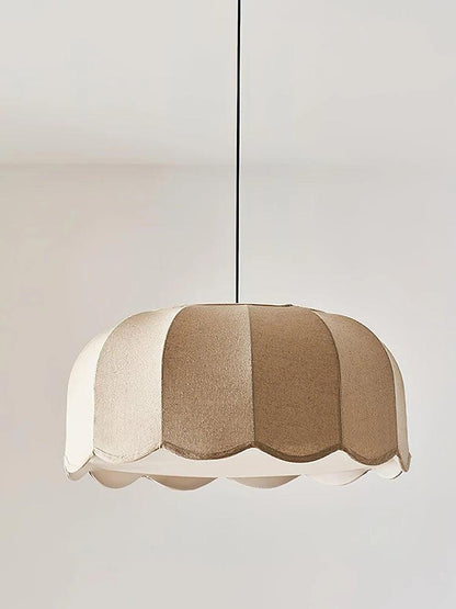 Modern Nordic Fabric Pendant Ceiling Light │ Japandi Chandelier Hanging Lamp - Besontique