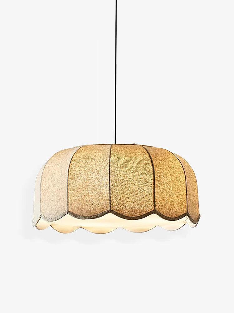 Modern Nordic Fabric Pendant Ceiling Light │ Japandi Chandelier Hanging Lamp - Besontique