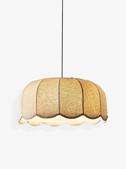 Modern Nordic Fabric Pendant Ceiling Light │ Japandi Chandelier Hanging Lamp - Besontique