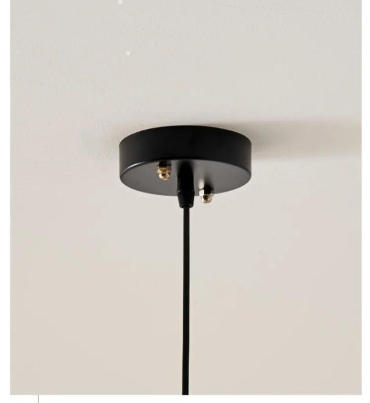 Modern Nordic Fabric Pendant Ceiling Light │ Japandi Chandelier Hanging Lamp - Besontique Home