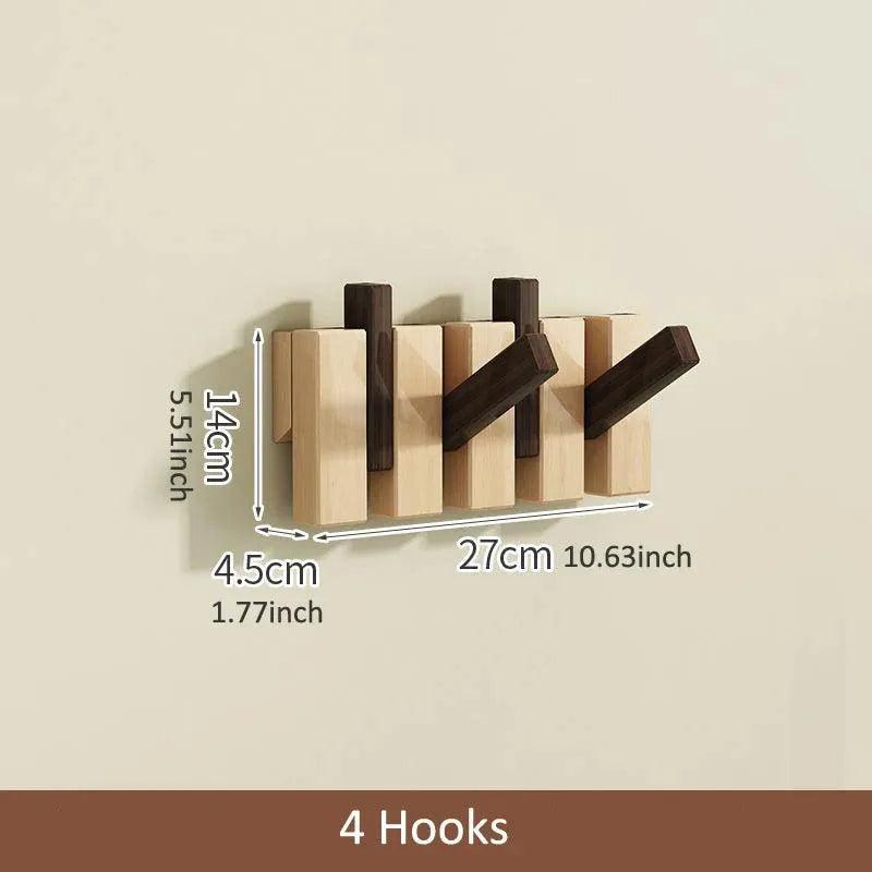 Modern Nordic Foldable Wall Hanging Hooks Hanger │ Rack for Clothes Bags Coat │ Entrance Door Home Decoration - Besontique Home