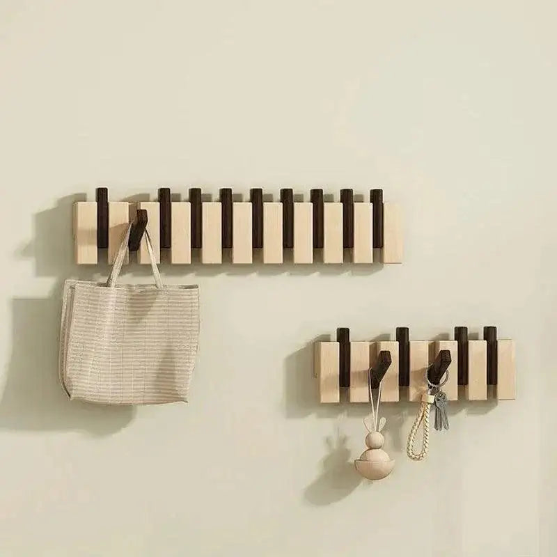 Modern Nordic Foldable Wall Hanging Hooks Hanger │ Rack for Clothes Bags Coat │ Entrance Door Home Decoration - Besontique Home