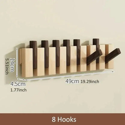 Modern Nordic Foldable Wall Hanging Hooks Hanger │ Rack for Clothes Bags Coat │ Entrance Door Home Decoration - Besontique Home