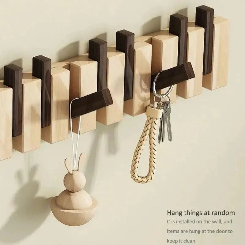 Modern Nordic Foldable Wall Hanging Hooks Hanger │ Rack for Clothes Bags Coat │ Entrance Door Home Decoration - Besontique Home