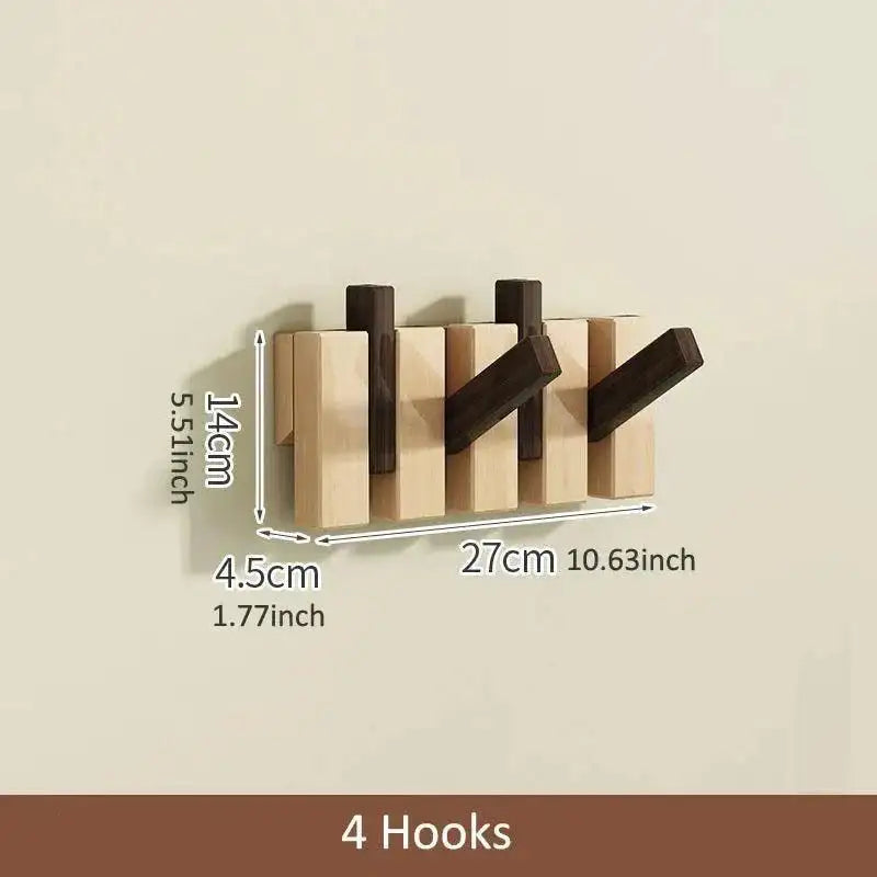 Modern Nordic Foldable Wall Hanging Hooks Hanger │ Rack for Clothes Bags Coat │ Entrance Door Home Decoration - Besontique Home